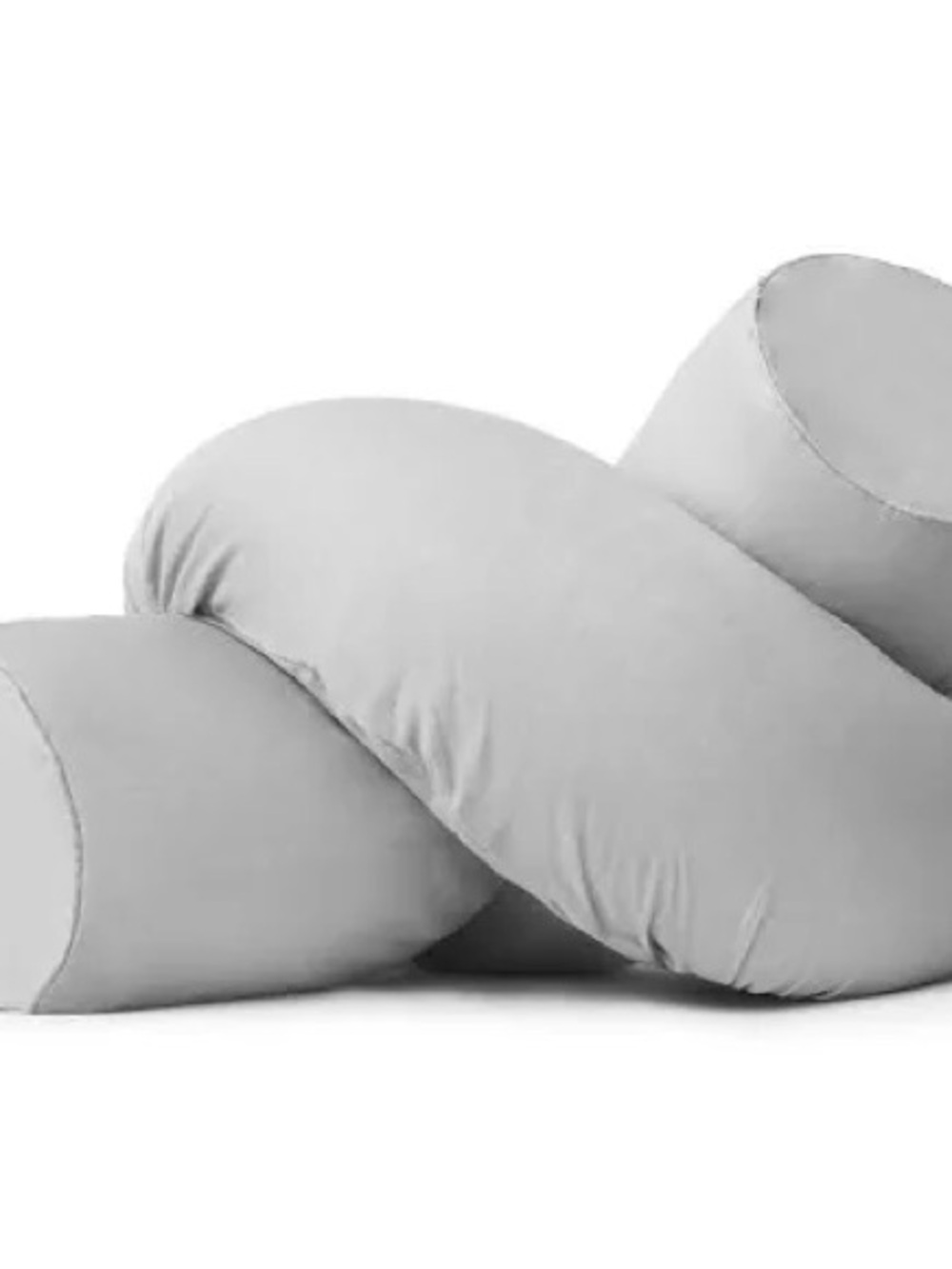 NEW Bearaby Cuddler Full Body Pillow cover Organic Cotton moonstone gray 75” - Picture 2 of 6